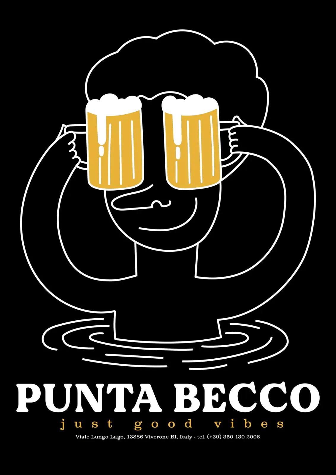 Punta Becco t-shirt illustration