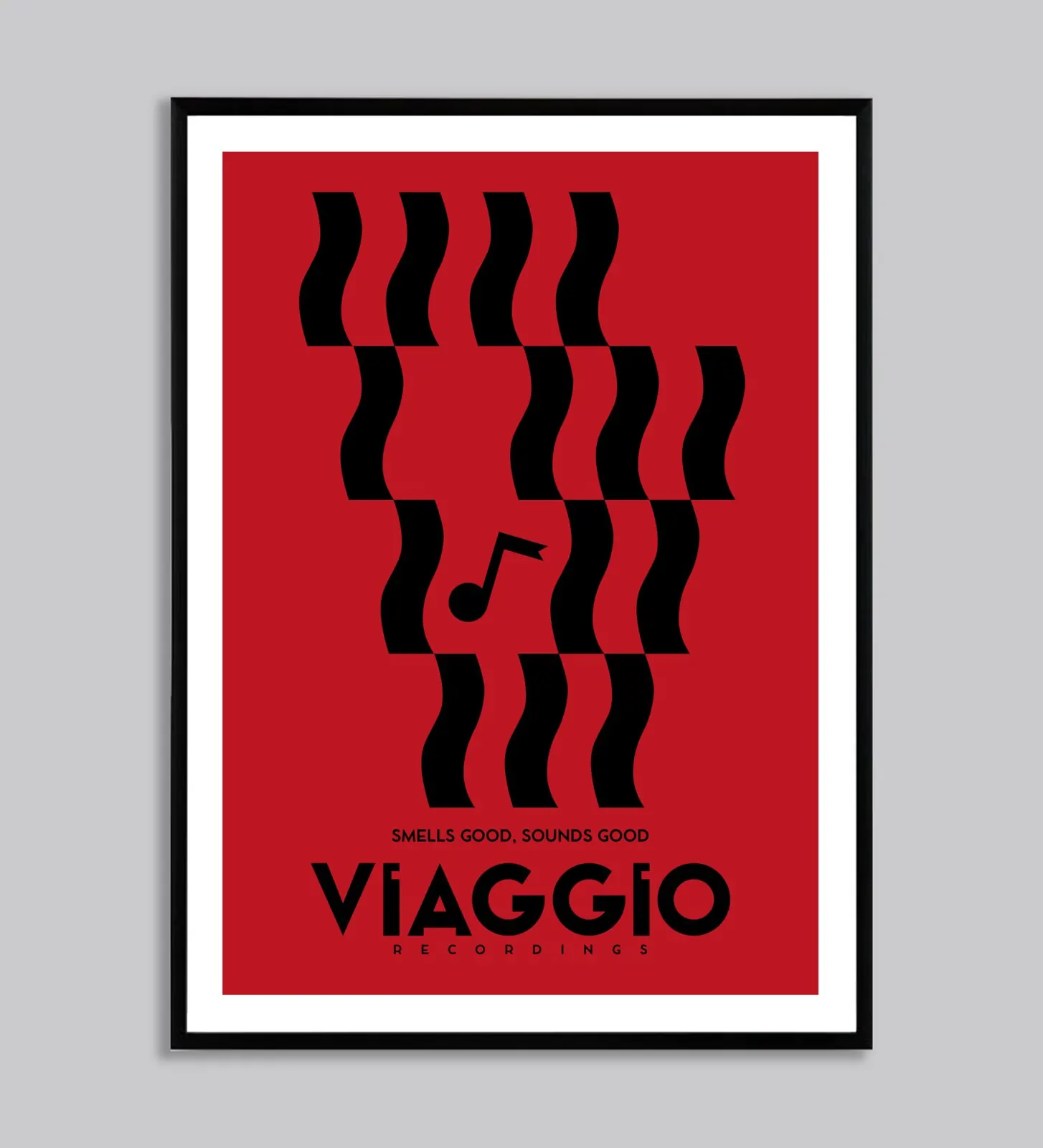 Viaggio Recordings poster illustration