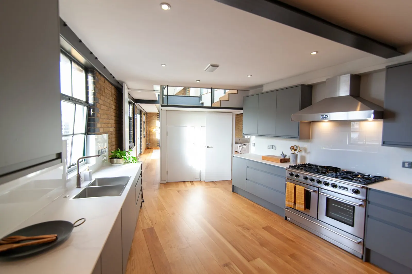 Kitchen of an LSE flat, London, interior photography