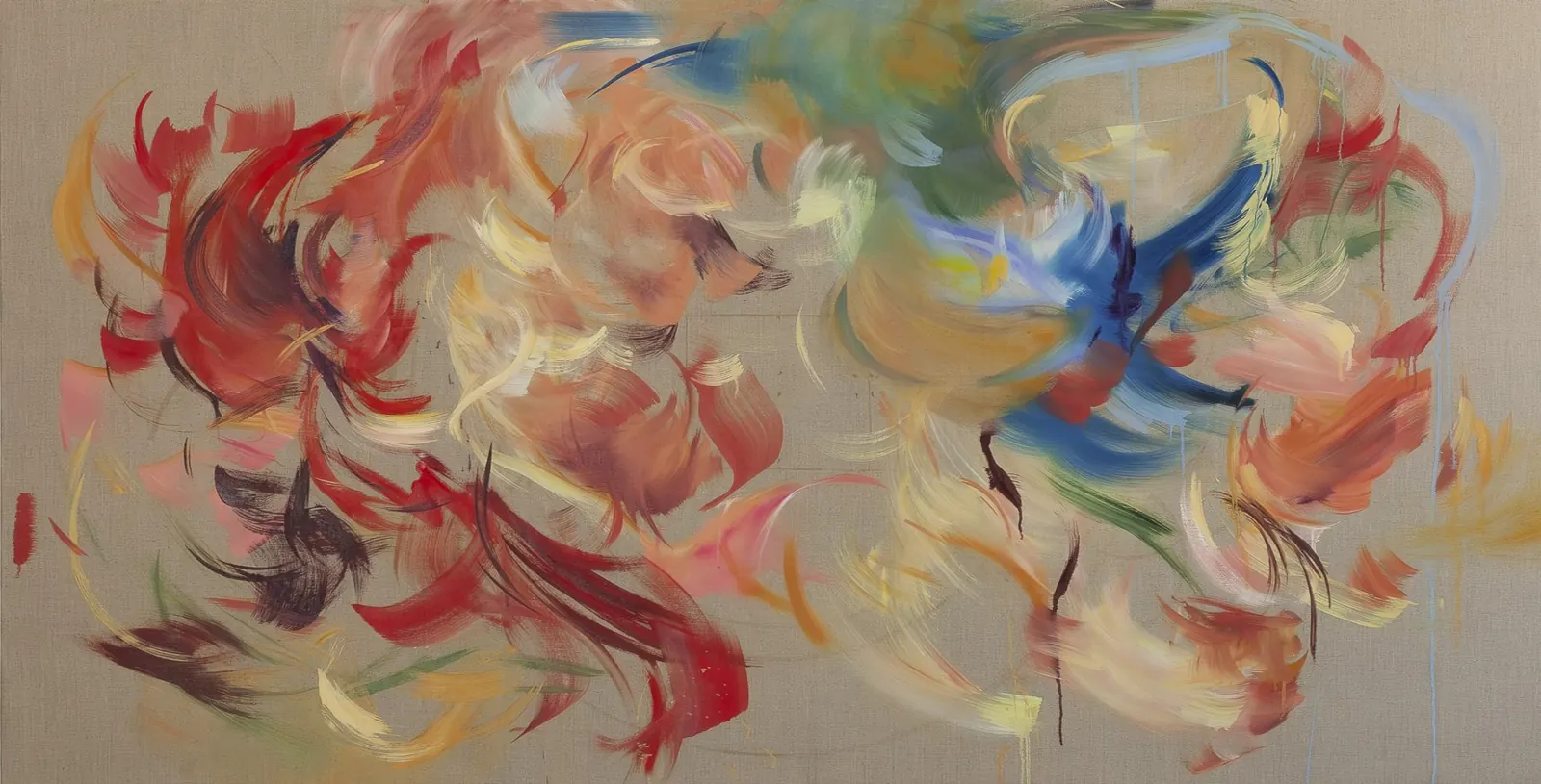 Painting by Shooq AlShawi, catalogue photograph