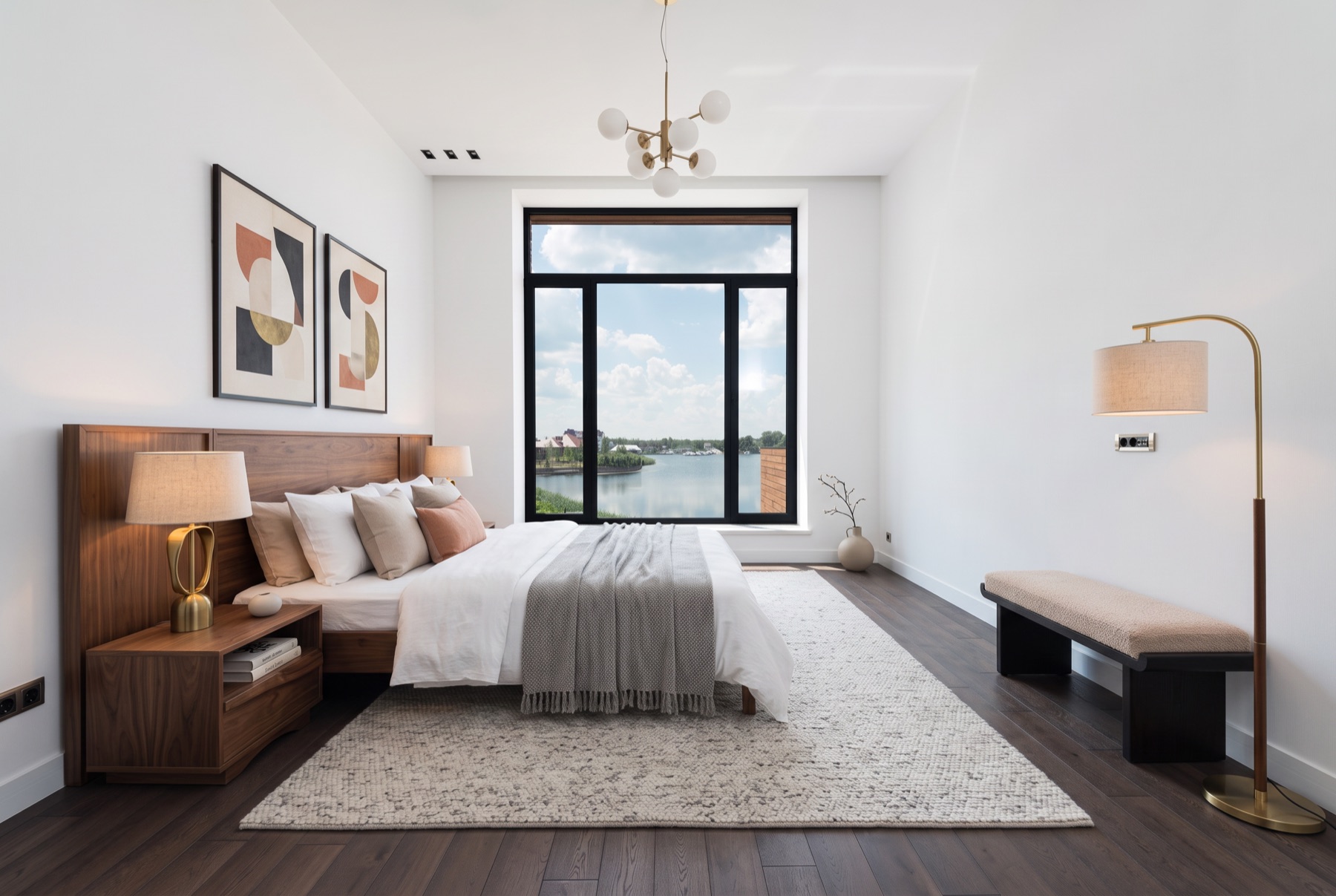 Bedroom furnished