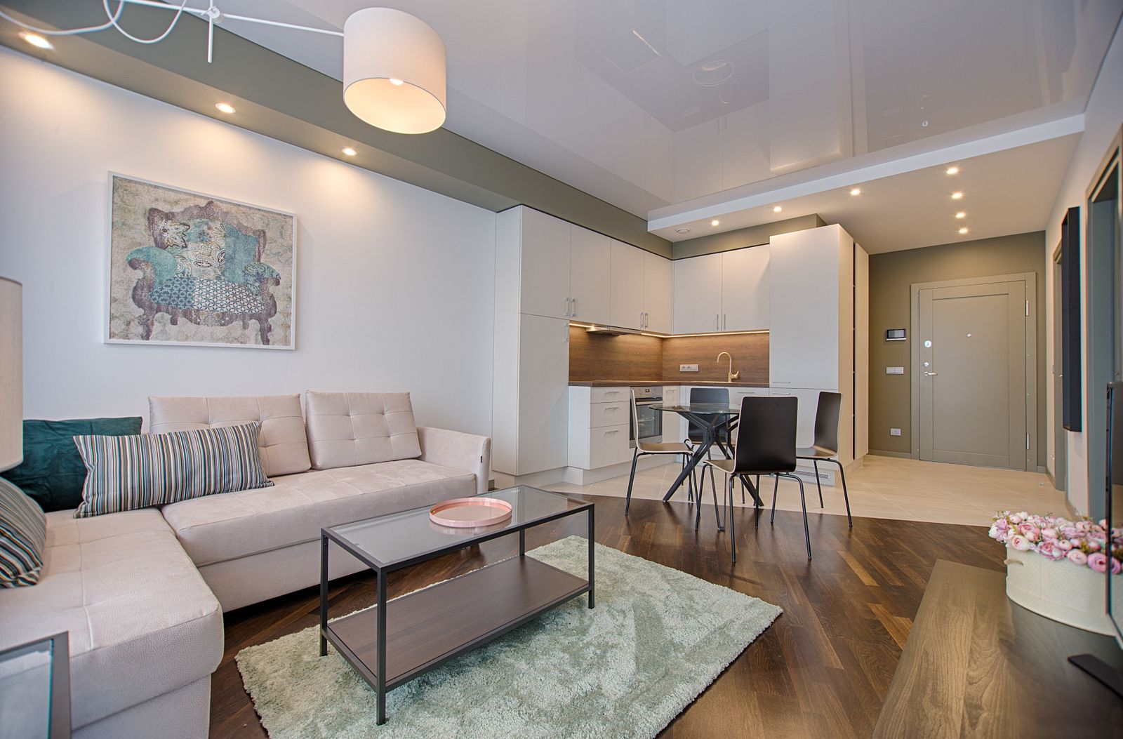 Living room with existing furniture